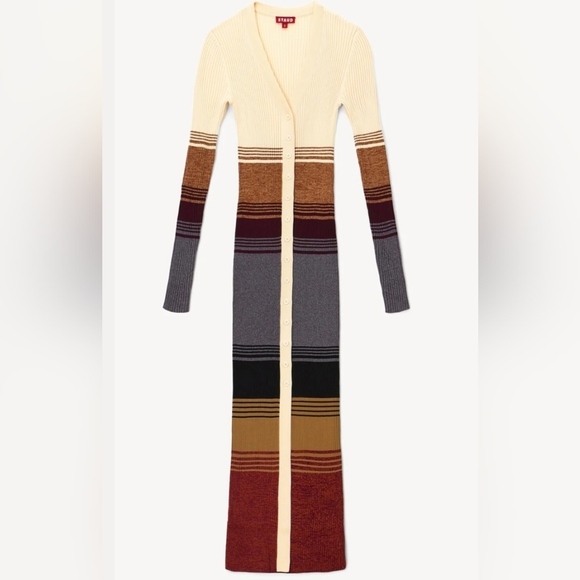 STAUD Shoko Sweater Sahara Stripe - Picture 6 of 10